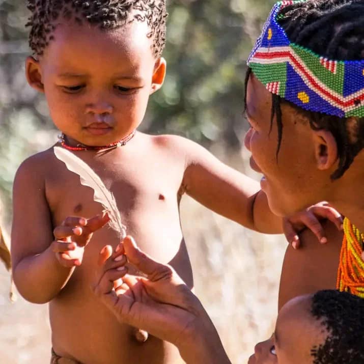 Child during a cultural visit
